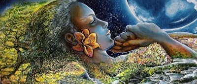 Mother nature sleeping
